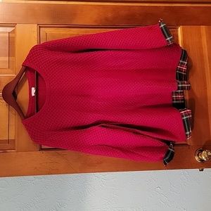Talbott red sweater